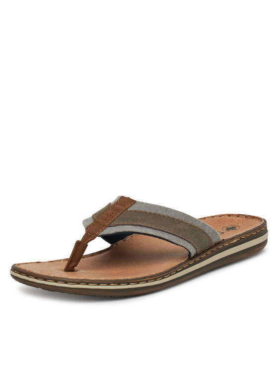 Rieker Rieker Zehentrenner CEO-21095-42 Dunkelbeige