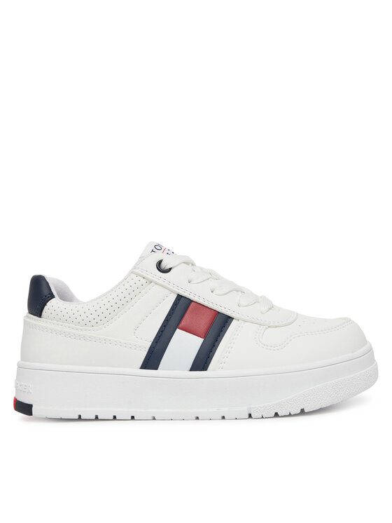 Tommy Hilfiger Tommy Hilfiger Tossud Flag Low Cut Velcro Sneaker T3X9-33859-1355 M Valge