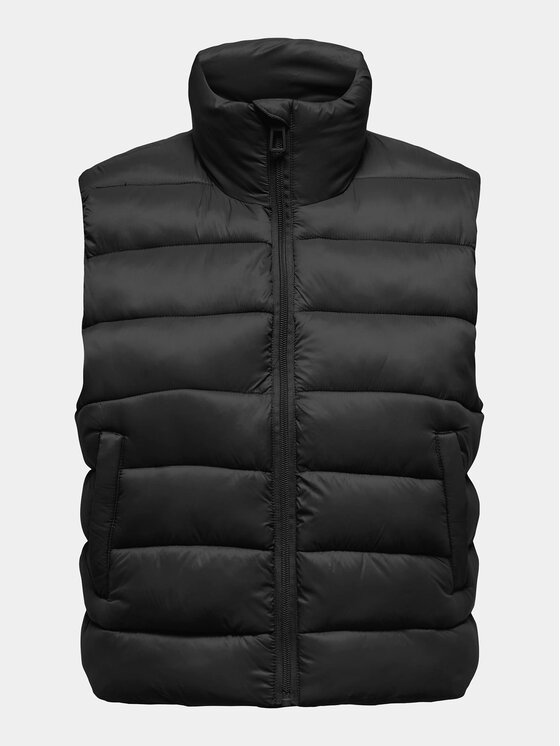 ONLY ONLY Bezrękawnik Madie 15308180 Czarny Regular Fit