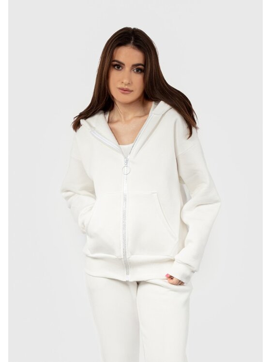 DKaren Sport DKaren Sport Bluza DK-K-B1 Écru Classic Fit