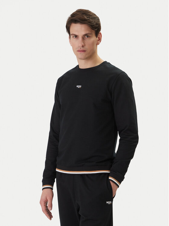 BOSS BOSS Світшот Iconic 50554836 Чорний Regular Fit