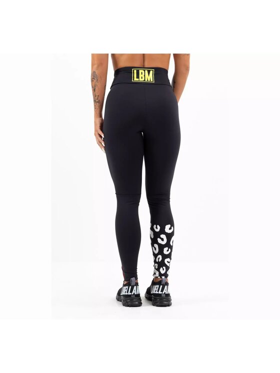 LaBellaMafia LaBellaMafia Legginsy LABELLAMAFIA LEGGING FRENETIC BLACK Czarny Regular Fit