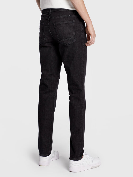 Blend Blend Traperice Jet 20712999 Crna Slim Fit