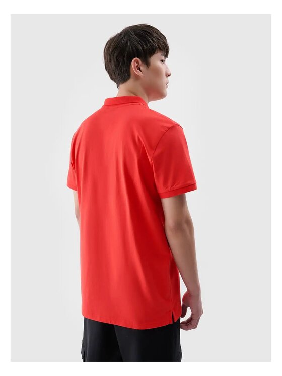 4F 4F Polo 4FWMM00TPTSM367-62S Rosso Regular Fit