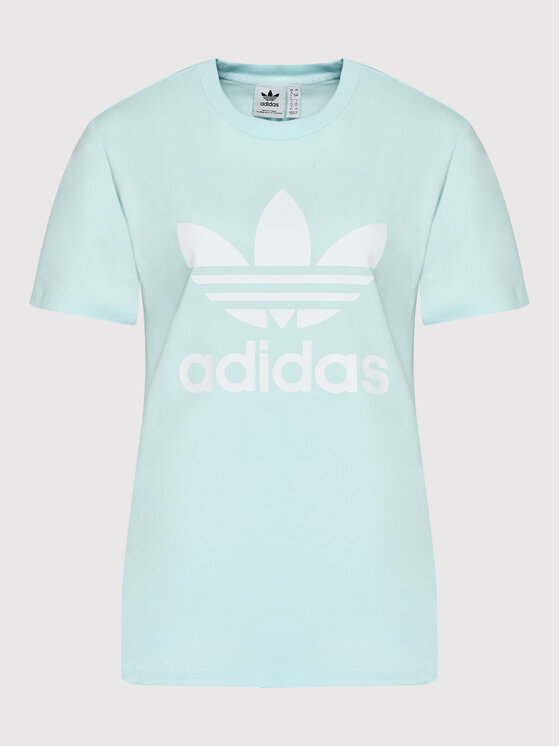 adidas adidas T-krekls adicolor Classics Trefoil HK9638 Zils Regular Fit