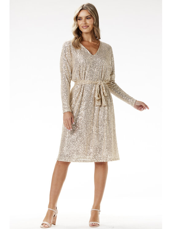 Awama Awama Abito da sera A690 Beige Basic Fit