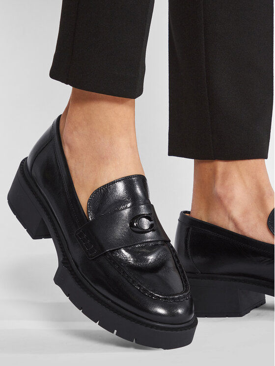 Coach Coach лоуфъри с дебела подметка Leah Loafer CB990 Черен