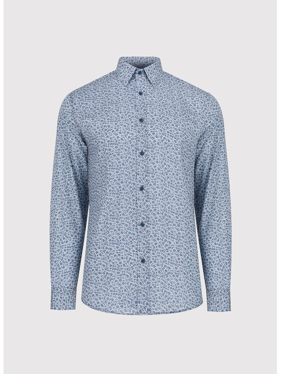 Pako Lorente Pako Lorente Koszula P25SF-1X-055 Niebieski Slim Fit
