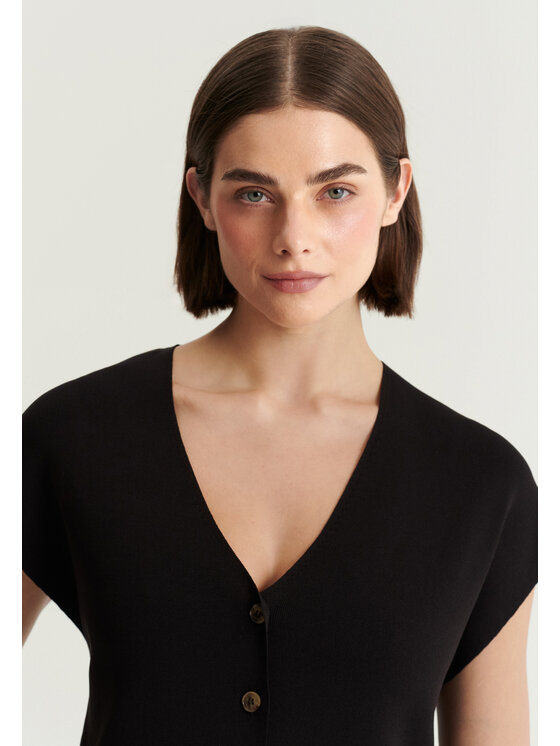 TATUUM TATUUM Kamizelka KIM Brązowy Classic Fit