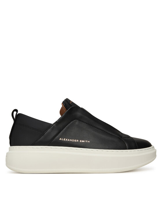 Alexander Smith Alexander Smith Tenisice Wembley Slip-On-ASBCWLW Crna