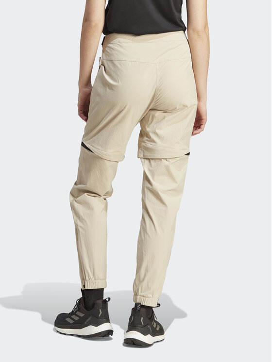 adidas Jogginghose Terrex Utilitas Hiking Zip Off Tracksuit Bottoms HZ9046 Beige Regular Fit