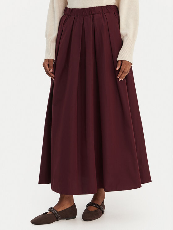 Weekend Max Mara Weekend Max Mara Fustă trapez Curvato 2615101051 Vișiniu Regular Fit