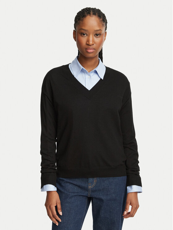 Weekend Max Mara Weekend Max Mara Пуловер Fiocchi 2625366062 Черен Regular Fit
