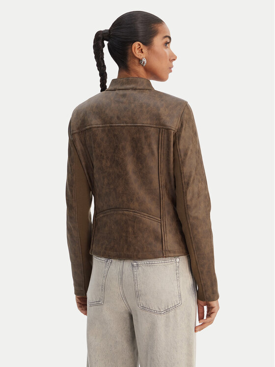 Desigual Desigual Prechodná bunda 26SWEW10 Hnedá Regular Fit