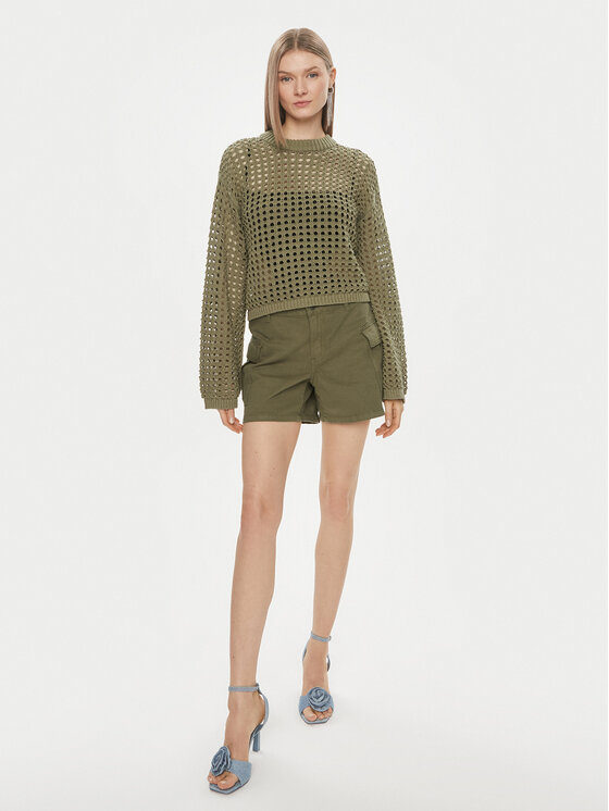 JDY JDY Džemper Ronda 15317229 Zelena Regular Fit