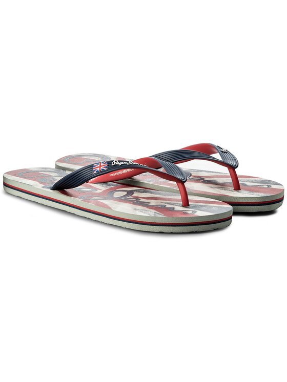 Pepe Jeans Pepe Jeans Šlepetės per pirštą Hawi Flag PMS70050 Tamsiai mėlyna