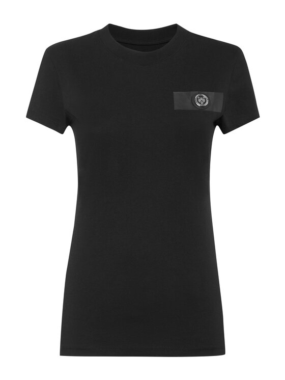 Plein Sport Plein Sport T-Shirt 1595 Czarny Regular Fit