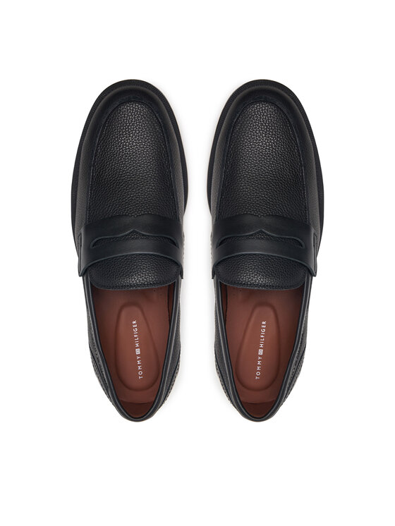Tommy Hilfiger Tommy Hilfiger Loaferke Lth Mix Dress Hilfiger Loafer FM0FM06087 Črna