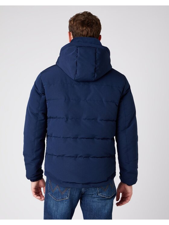 Wrangler Wrangler Kurtka zimowa THE BODYGUARD Niebieski Regular Fit