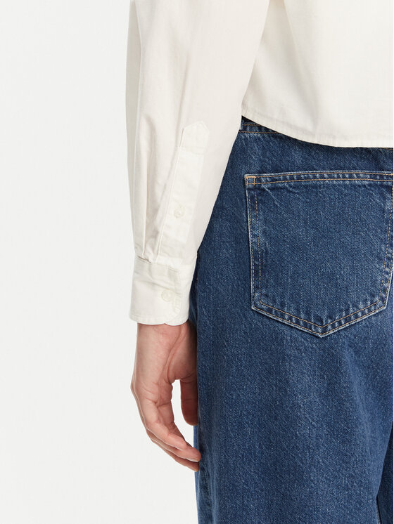 Tommy Jeans Tommy Jeans Košulja DW0DW19354 Bijela Relaxed Fit