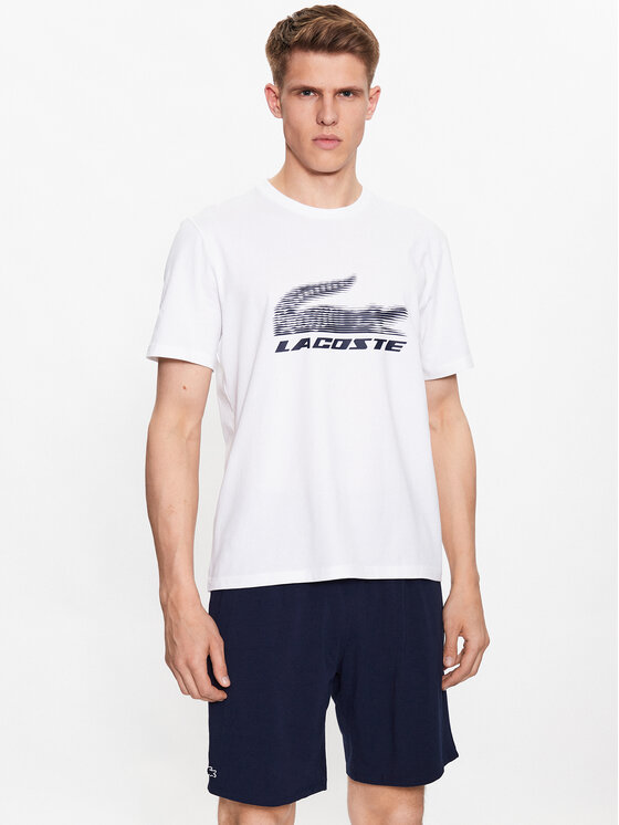 Lacoste Пижама 4H5949 Бял Regular Fit