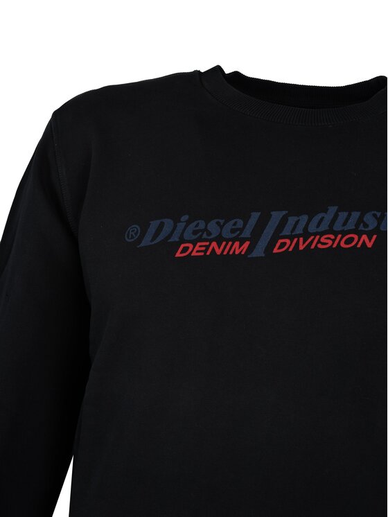 Diesel Diesel Μπλούζα A03743-0AJIH Μαύρο Regular Fit