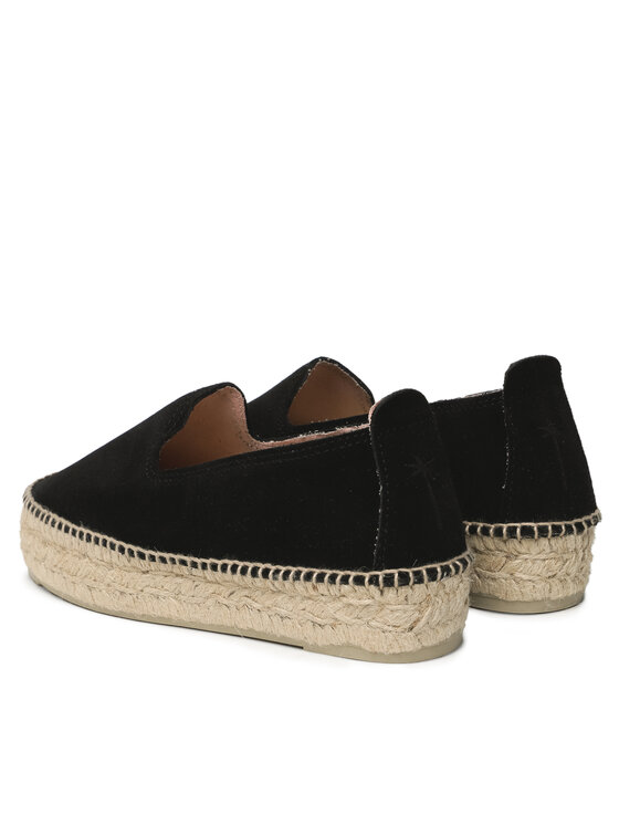 Manebi Manebi Εσπαντρίγιες Double Sole Espadrilles K 1.0 D0 Μαύρο