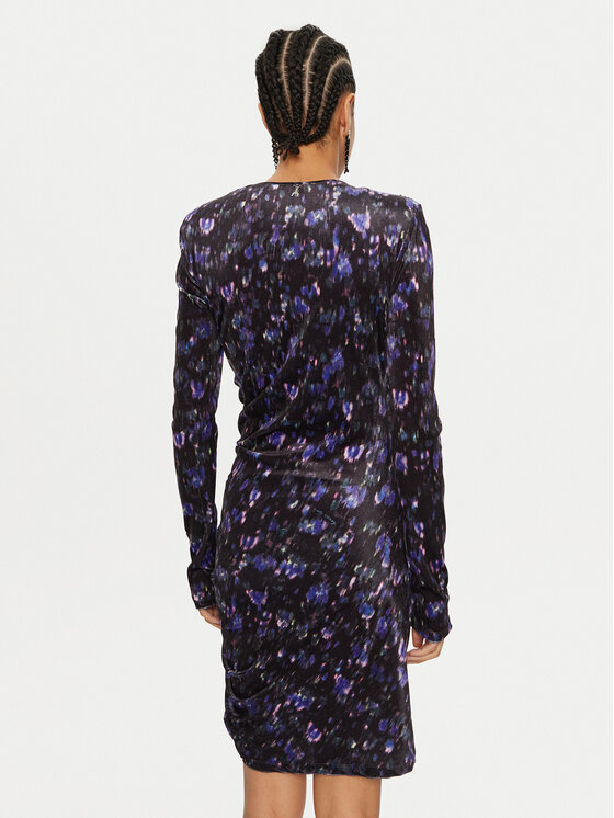 Patrizia Pepe Patrizia Pepe Sukienka koktajlowa 2A2821 J229 Czarny Regular Fit