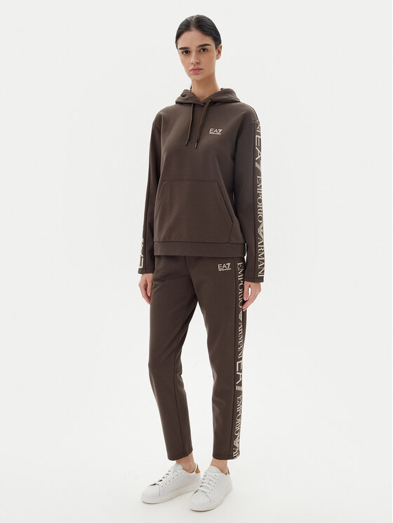 EA7 Emporio Armani EA7 Emporio Armani Trenirka 7W000116 AF10443 U6139 Rjava Regular Fit