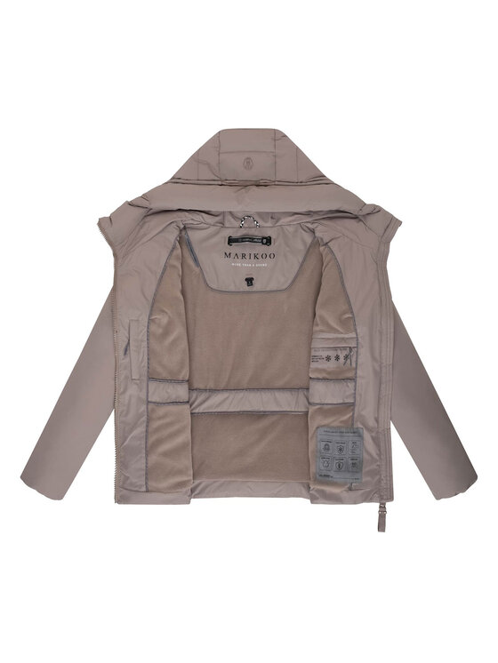 Marikoo Marikoo Kurtka zimowa Himee Szary Regular Fit