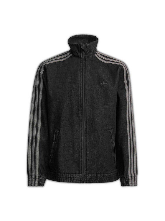 adidas adidas Džínsová bunda Firebird KE2965 Čierna Loose Fit