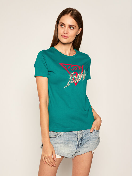 Icon W0YI32 I3Z00 Žalia Regular Fit 