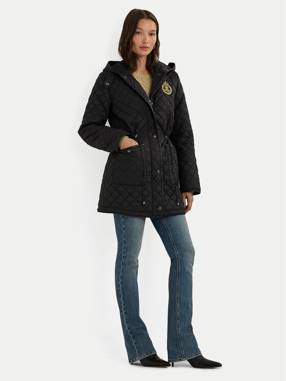 LAUREN RALPH LAUREN Lauren Ralph Lauren Demisezoninė striukė 297951264001 Juoda Straight Fit