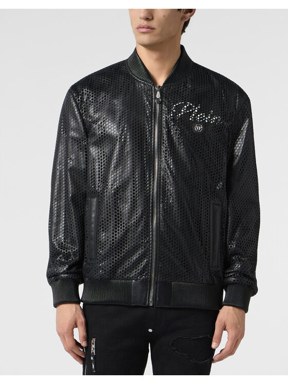 PHILIPP PLEIN PHILIPP PLEIN Bomber 30640 Nero Regular Fit