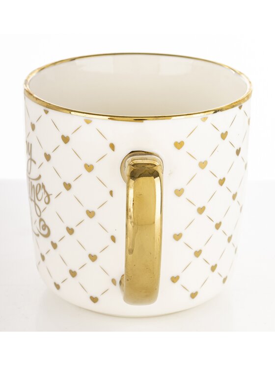 MIAhome MIAhome Kubek porcelanowy 385 ml VALENTINES DAY Biały