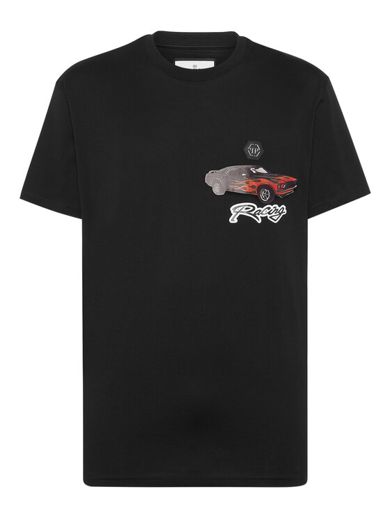 PHILIPP PLEIN PHILIPP PLEIN T-Shirt 21095 Czarny Regular Fit