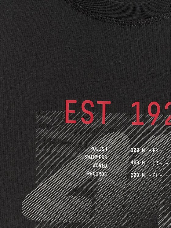 4F 4F T-shirt 4FRSS26TTSHM4039-20S Nero Regular Fit