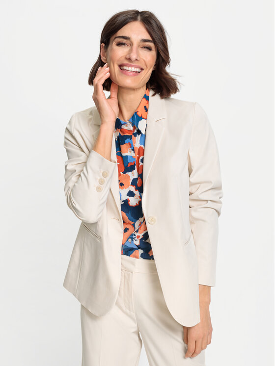 Olsen Olsen Σακάκι 15001420 Εκρού Regular Fit