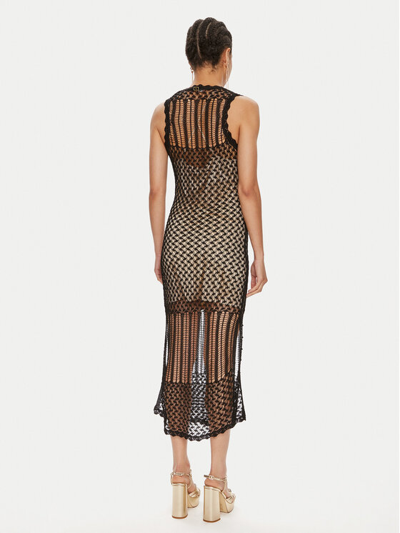 TWINSET TWINSET Úpletové šaty 241TT3210 Čierna Slim Fit