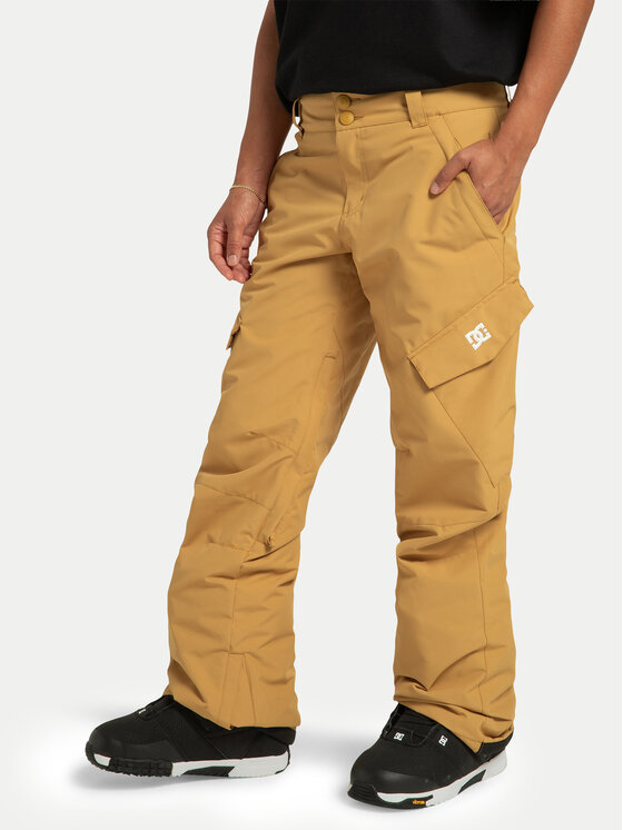 DC Shoes DC Shoes Сноуборд панталони Nonchalant ADJTP03023 Жълт Regular Fit