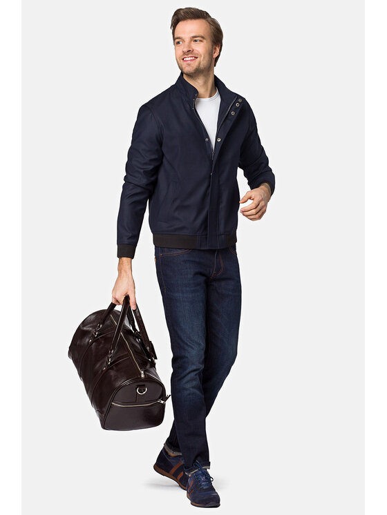 Lancerto Lancerto Kurtka bomber Elania Granatowy Regular Fit