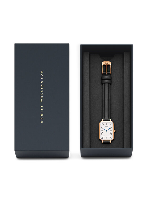 Daniel Wellington Daniel Wellington Sat Quadro Roman Numerals Sheffield DW00100689 Crna