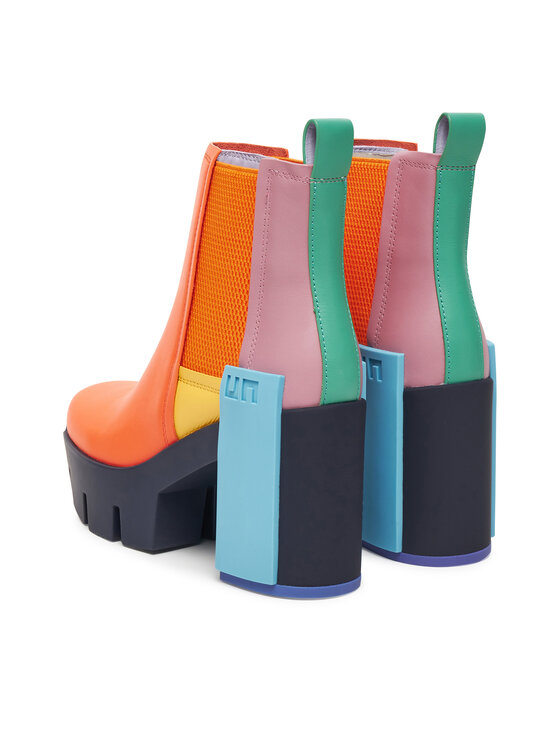 United Nude United Nude Škornji Grip Chelsea Mid IV 1095992116 Oranžna