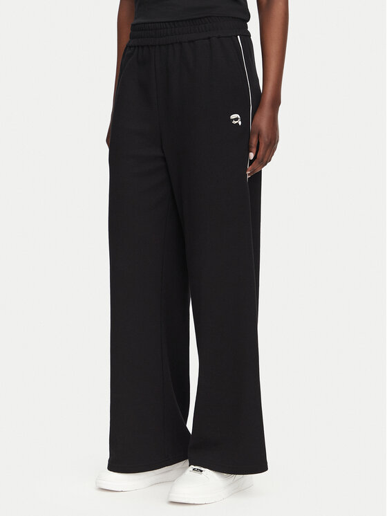 KARL LAGERFELD Pantaloni trening B3W10045 Negru Regular Fit