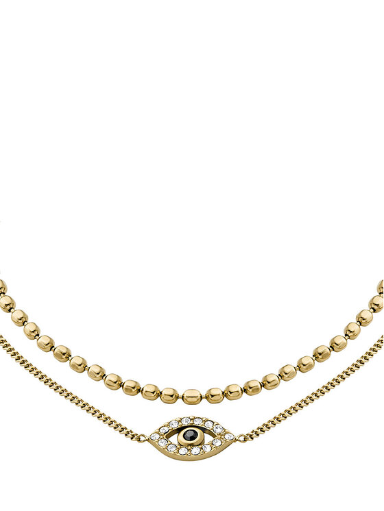 Fossil Fossil Apyrankė Sutton Evil Eye JF04794710 Auksinė
