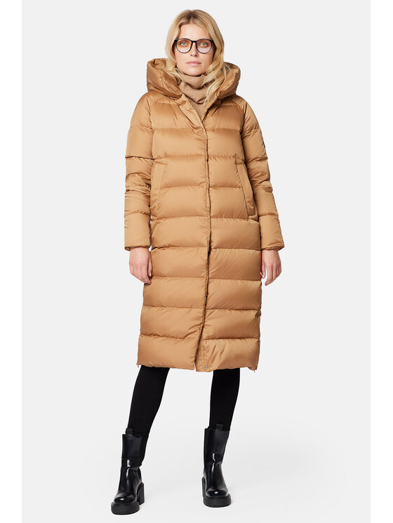 Lancerto Lancerto Kurtka puchowa Lauren KU135223000011 Brązowy Regular Fit