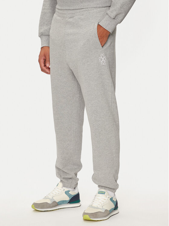 United Colors Of Benetton Pantaloni da tuta 342ZUF01D Grigio Regular Fit Modivo