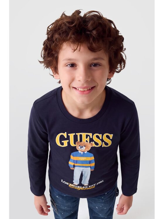 Guess Kids Guess Kids T-Shirt 184439 Niebieski Classic Fit