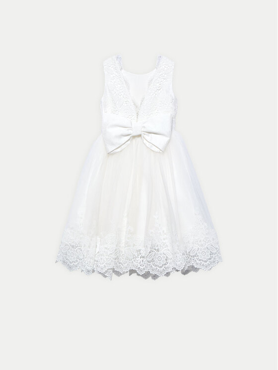 Abel & Lula Abel & Lula Elegantne kleit 5033 Valge Regular Fit