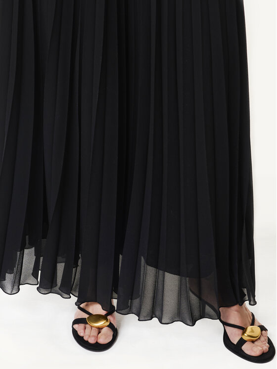 KMX KMX Spódnica plisowana 116020007 Czarny Flare Fit